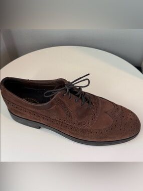 Dexter Waterproof Brogue WingTip Oxford Lace Up Cushioned Insole USA Made Office